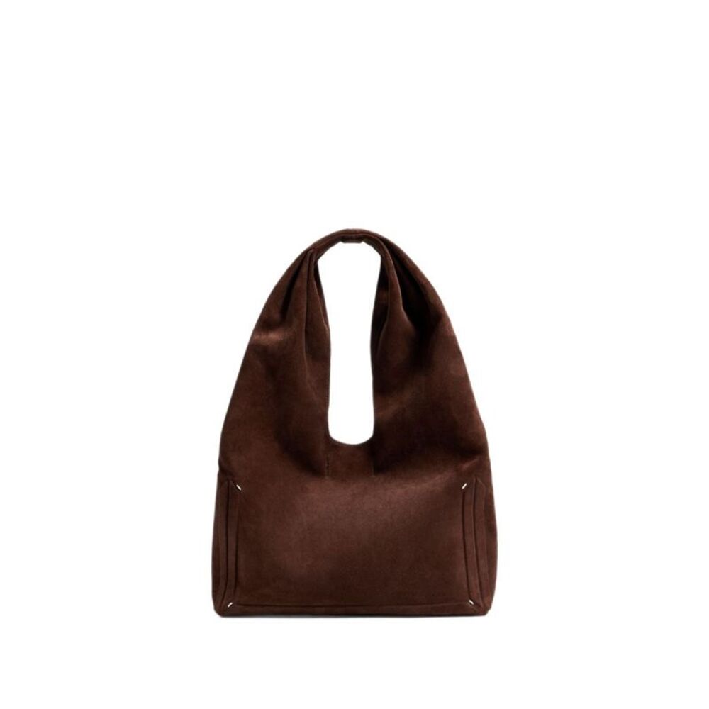 Maison Margiela Women Box Bag Suede Leather Shoulder Bag